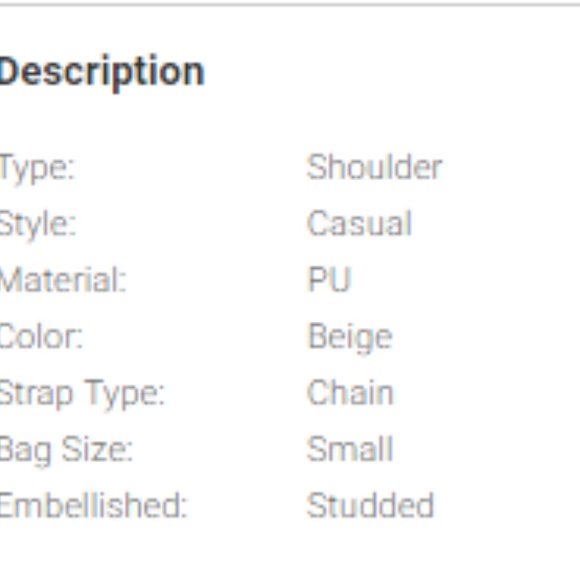 Studded Triangle PU Bag - Picture 4 of 5